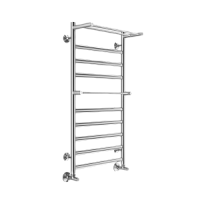 Полотенцесушитель водяной TERMINUS Хендрикс П10 500х1000 с полкой