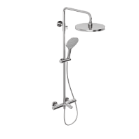 Душевая система Abelsberg Perfecta SNS61102CH с термостатом для ванны и душа, глянцевый хром