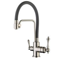 Смеситель для кухни под фильтр VIEIR V15006G сатин серый