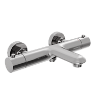 Смеситель для ванны и душа Abelsberg Perfecta INF61101CH с термостатом, глянцевый хром